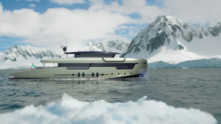 The GX38 Voyager is the first explorer yacht by GX Superyachts