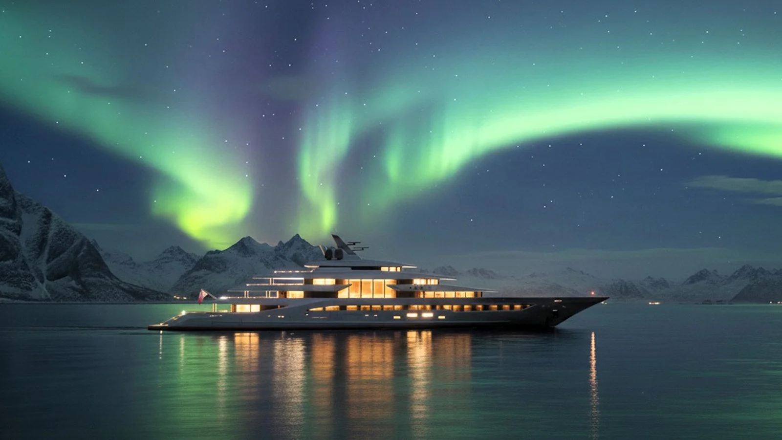 Марко Феррари предусмотрел для концепта M/Y 115 возможность усиления корпуса Ice Class 1D, чтобы заходить в "легкие" льды