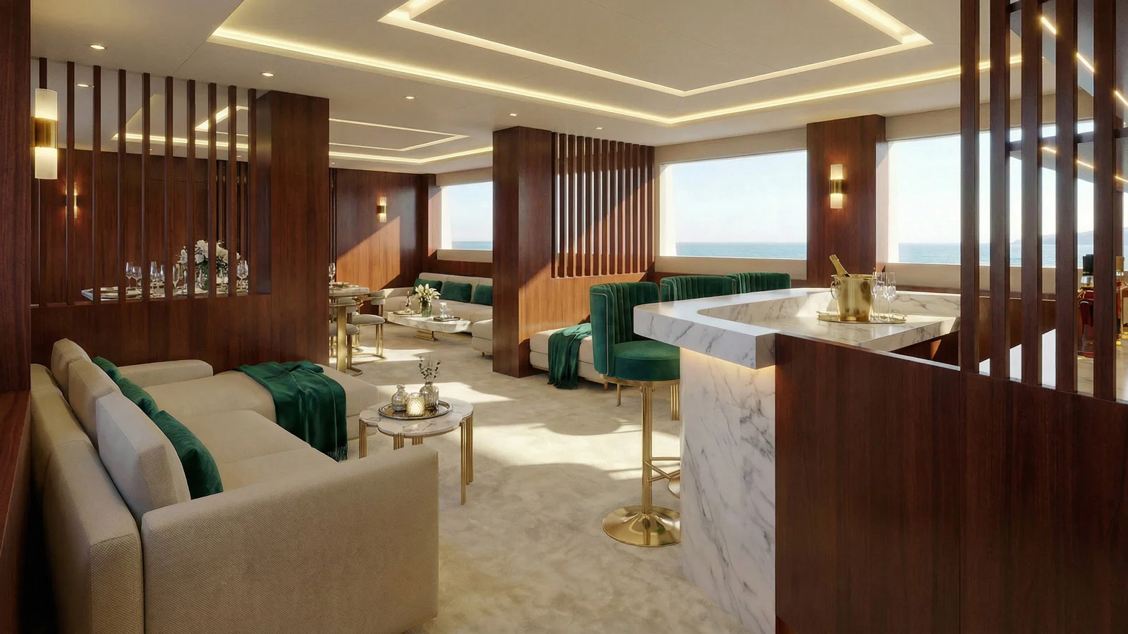 Talassea 145's main saloon