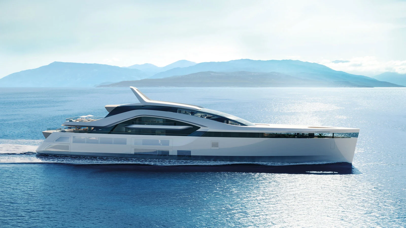 The Hive is a 115-metre design concept designed by Dutch Feadship