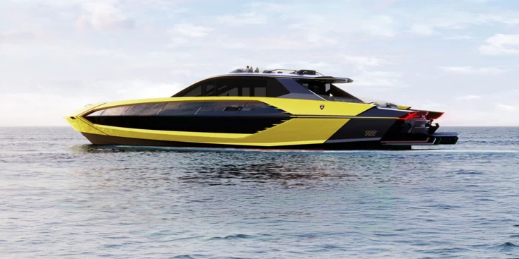 The Tecnomar Lamborghini 101's design draws on famous supercars