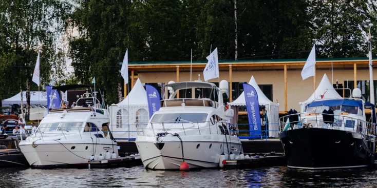 This year the fair gathered over 50 powerboats and motor yachts