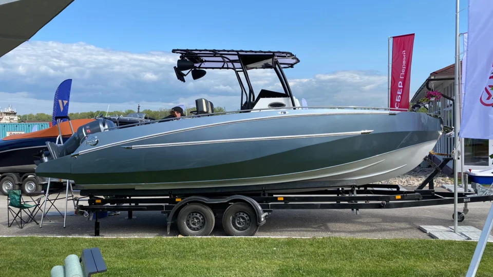 The Ginom 730 was unveiled at the Samara Boat Show 2024