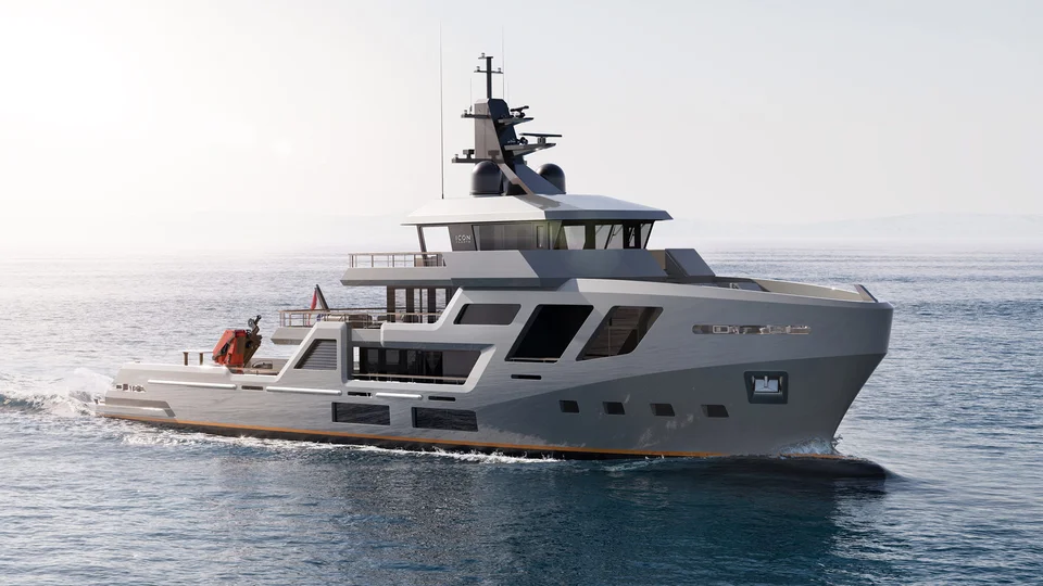 50.45-метровый концепт Mission M от Icon Yachts