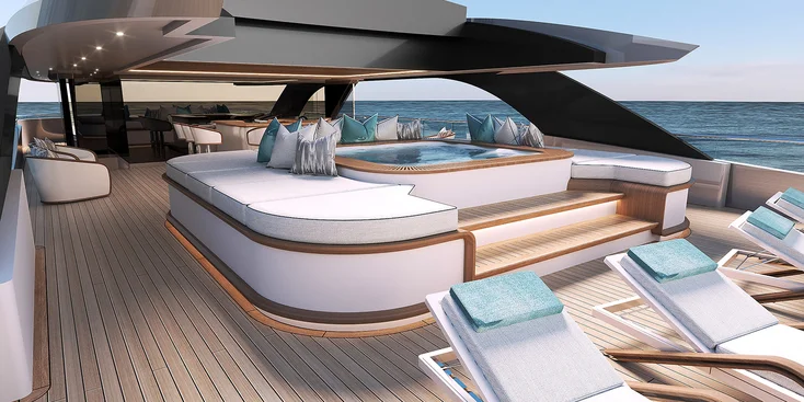 Majesty 180's sundeck