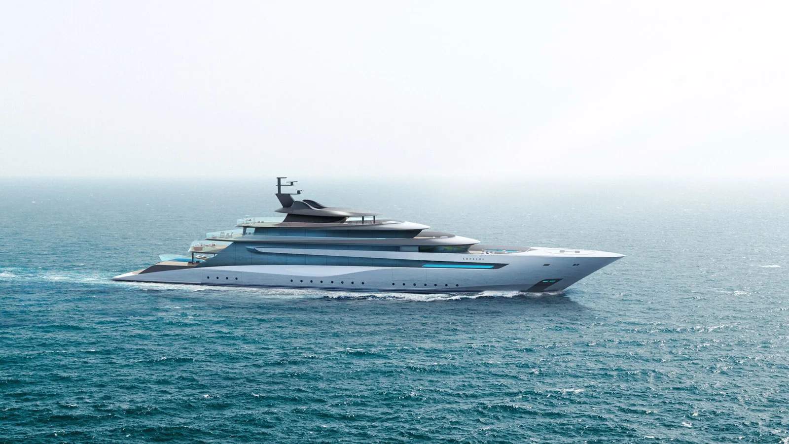 90-metre superyacht concept Supreme by Concepthull Studio