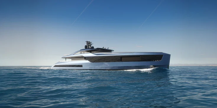 Корпус Picchiotti P53 будет алюминиевым, а проектная максимальная скорость – 18 узлов
