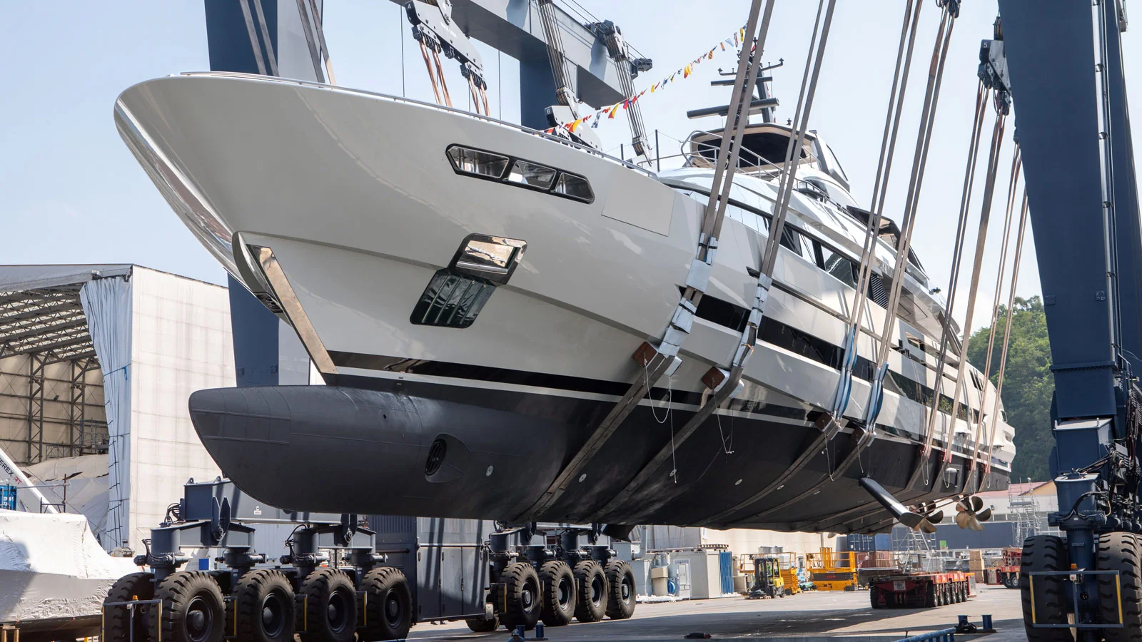 Launch of the first 49.9-metre Baglietto Fast50 superyacht