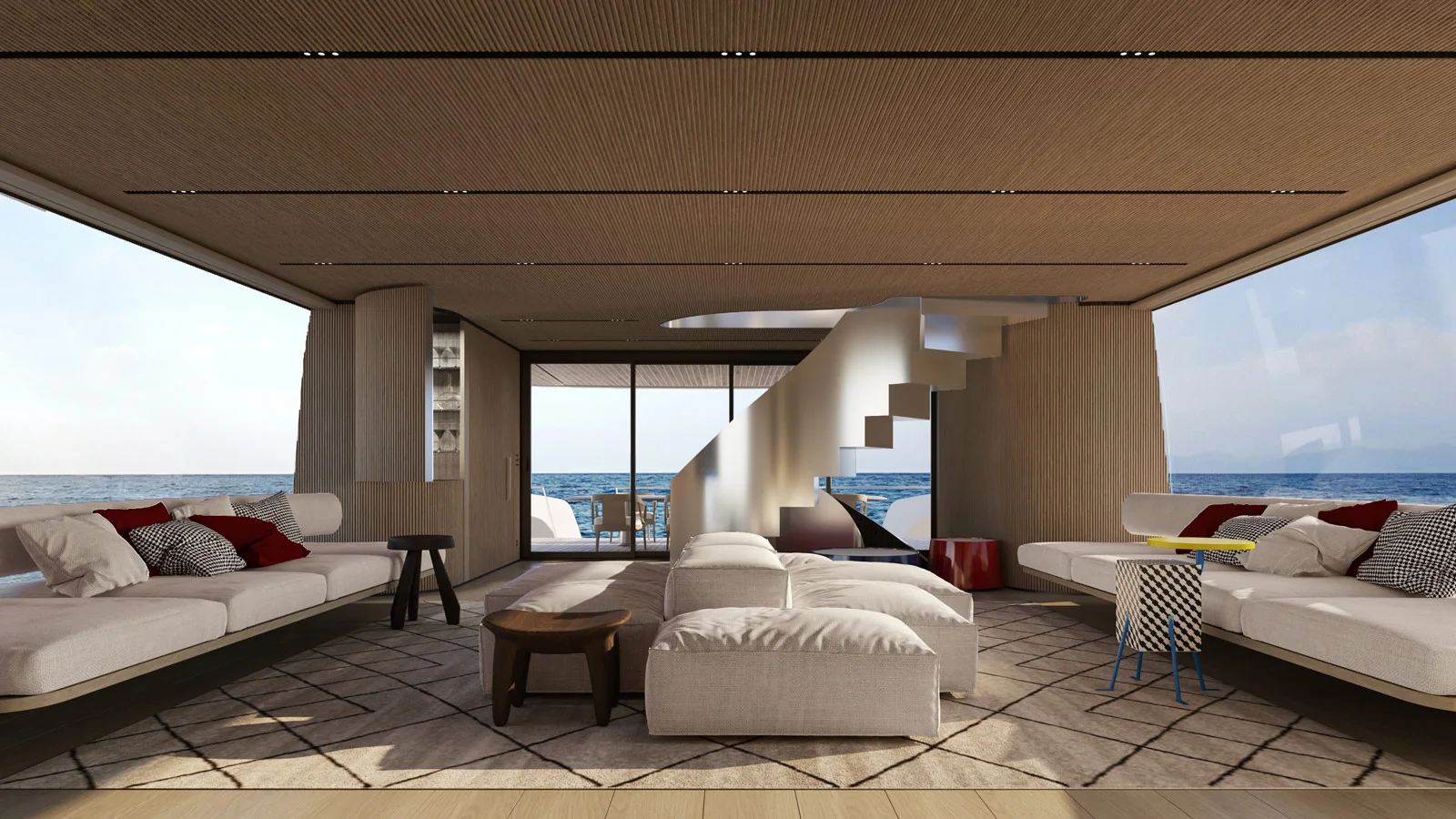 Sanlorenzo SX120's main deck saloon